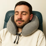 Almohada de Viaje para Cuello - Espuma Viscoelástica AirRest - Ergonómica