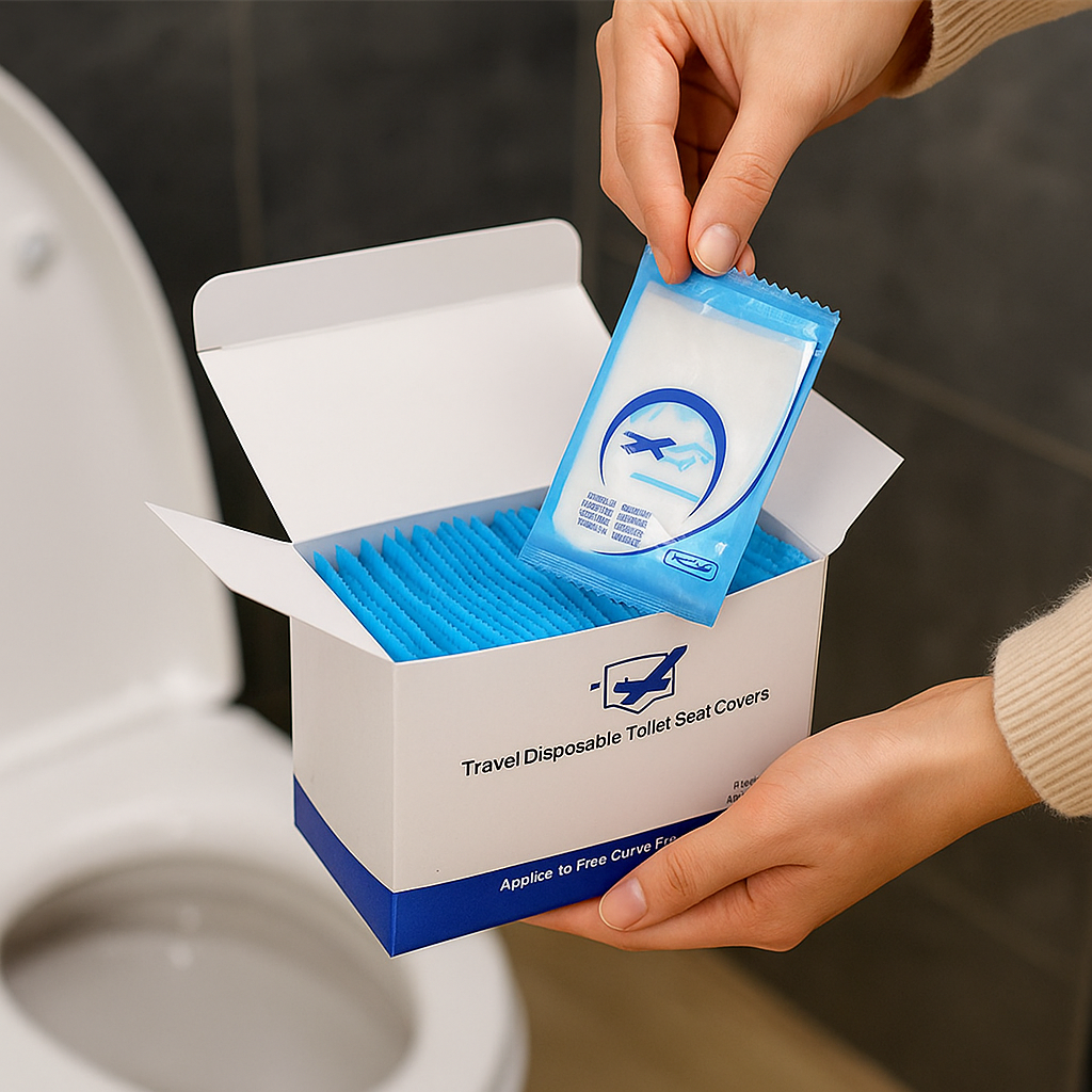 Cubiertas desechables: ¡no se preocupe en público!