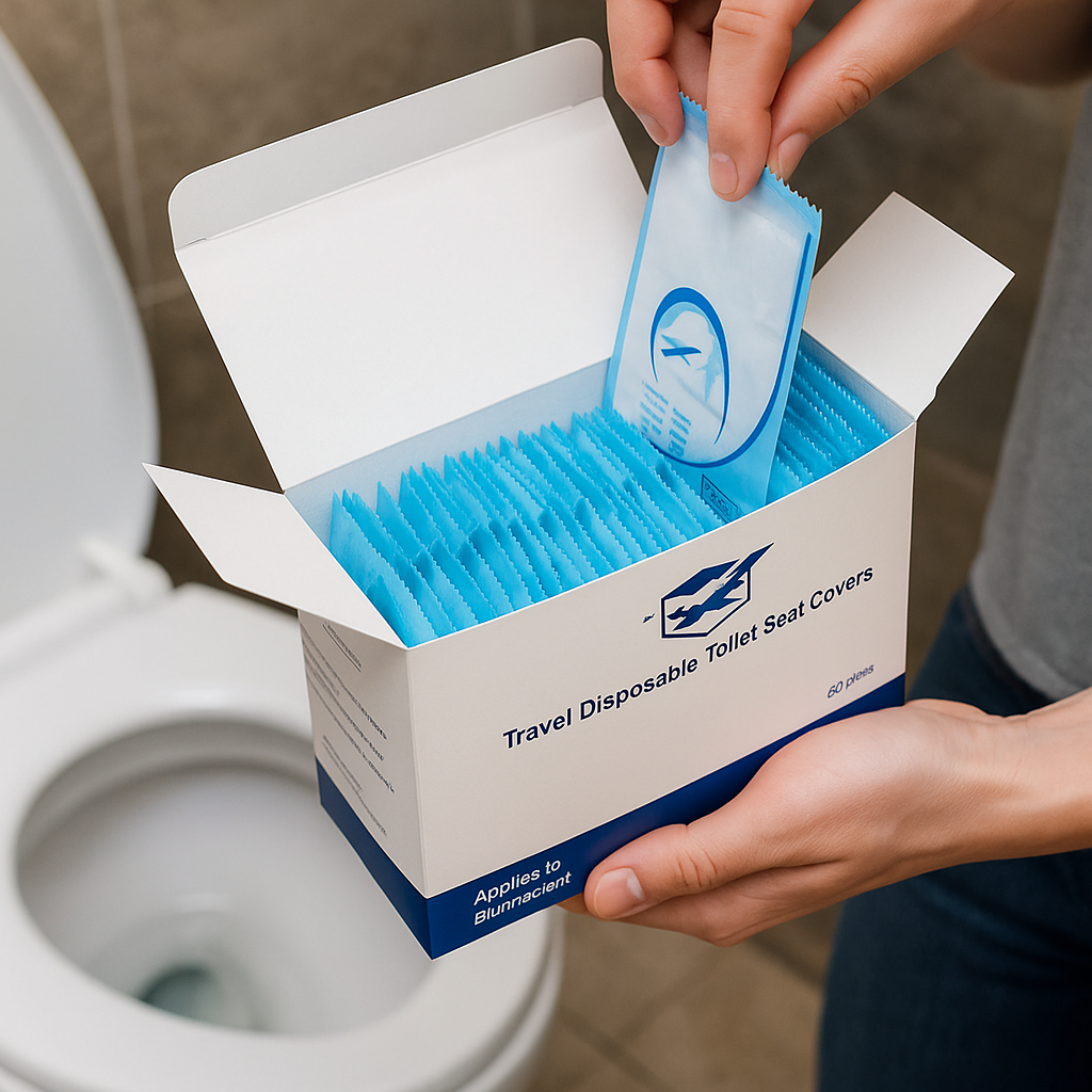Cubiertas desechables: ¡no se preocupe en público!