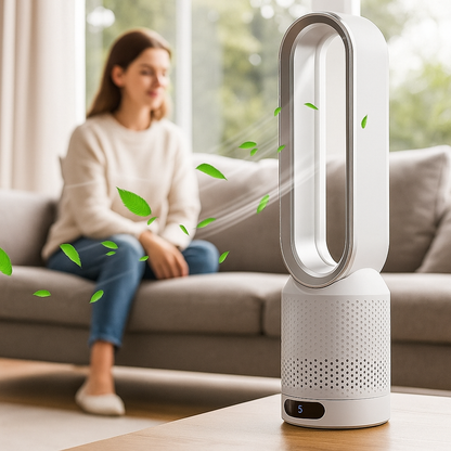 Ventilador Airpure Sin Aspas 3 en 1 Silencioso