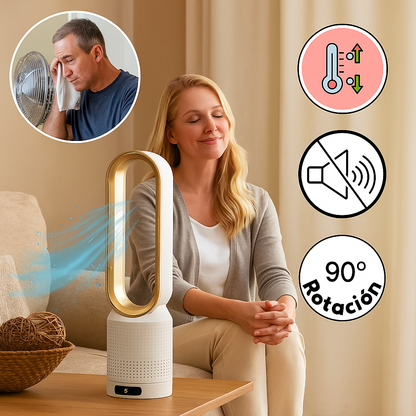 Ventilador Airpure Sin Aspas 3 en 1 Silencioso