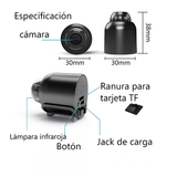 Mini Cámara WiFi 5G HD 1080p Seguridad Discreta