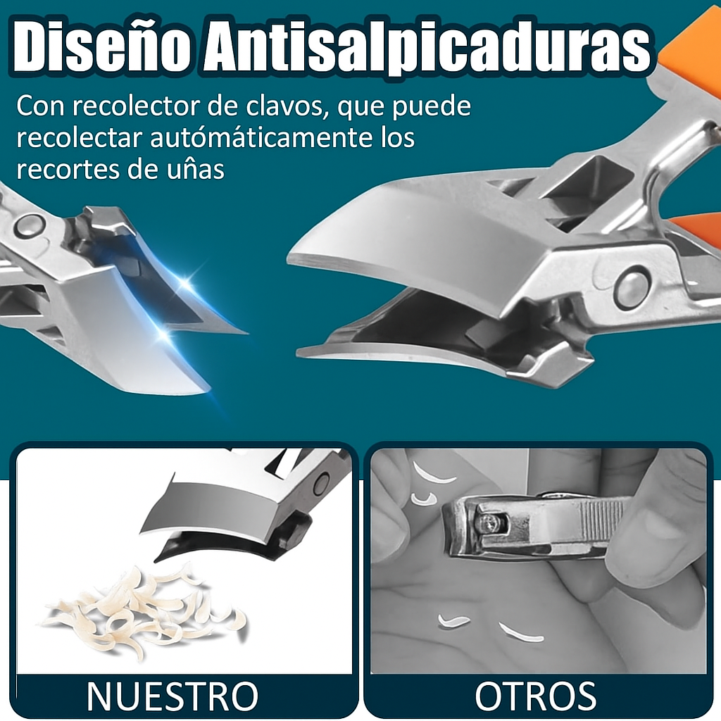 Cortauñas Titanio para Uñas Gruesas y Encarnadas