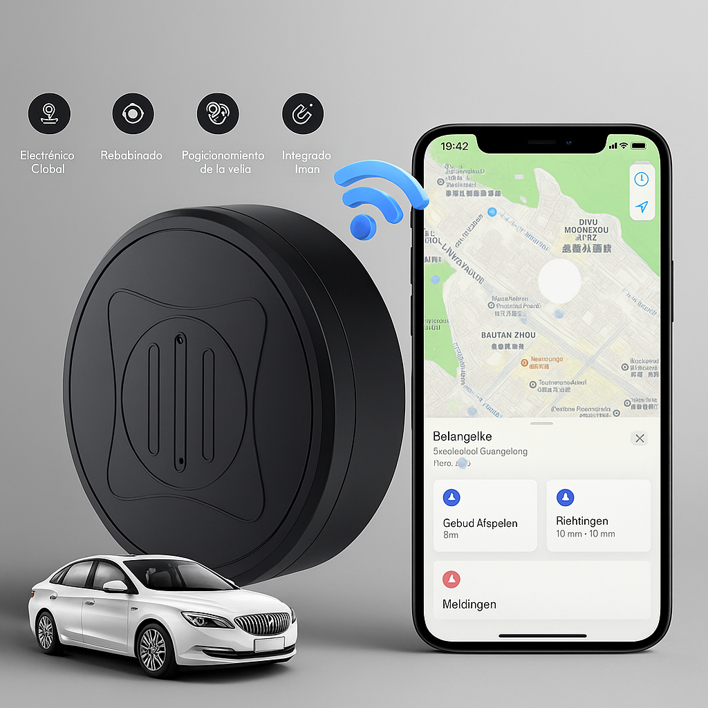 Rastreador GPS Magnético Portátil Multiuso