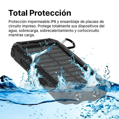 Batería Solar 500000mAh Impermeable Portátil