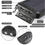 Batería Solar 500000mAh Impermeable Portátil