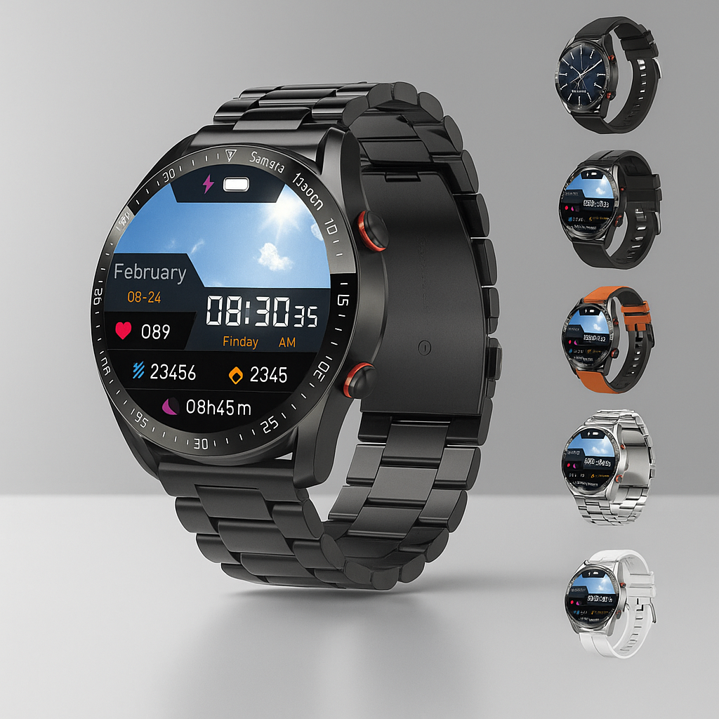 Smartwatch Multifunción con Llamadas y Monitor de Salud