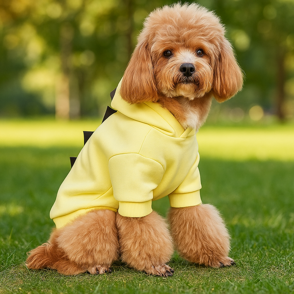 Sudadera de Halloween Dinosaurio para Perro - Forro Polar Cálido - Disfraz Divertido