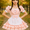 Disfraz de Camarera Halloween - Mini Cosplay Volantes Talla Grande