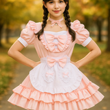 Disfraz de Camarera Halloween - Mini Cosplay Volantes Talla Grande