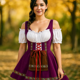 Ropa de Halloween Bavaroise - Talla Grande - Mangas Abullonadas - Mini
