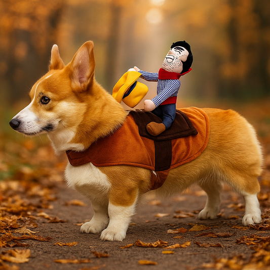 Disfraz de Perro Vaquero - Cómodo - Silla Suave - Halloween