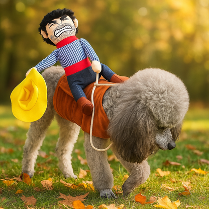 Disfraz de Perro Vaquero - Cómodo - Silla Suave - Halloween