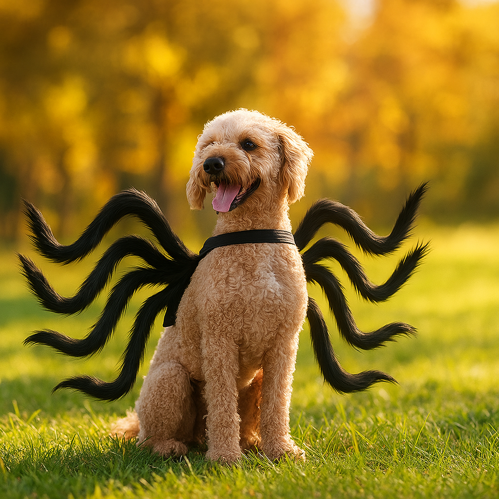 Disfraz de Halloween para Perro - Araña Espeluznante - Atuendo Divertido