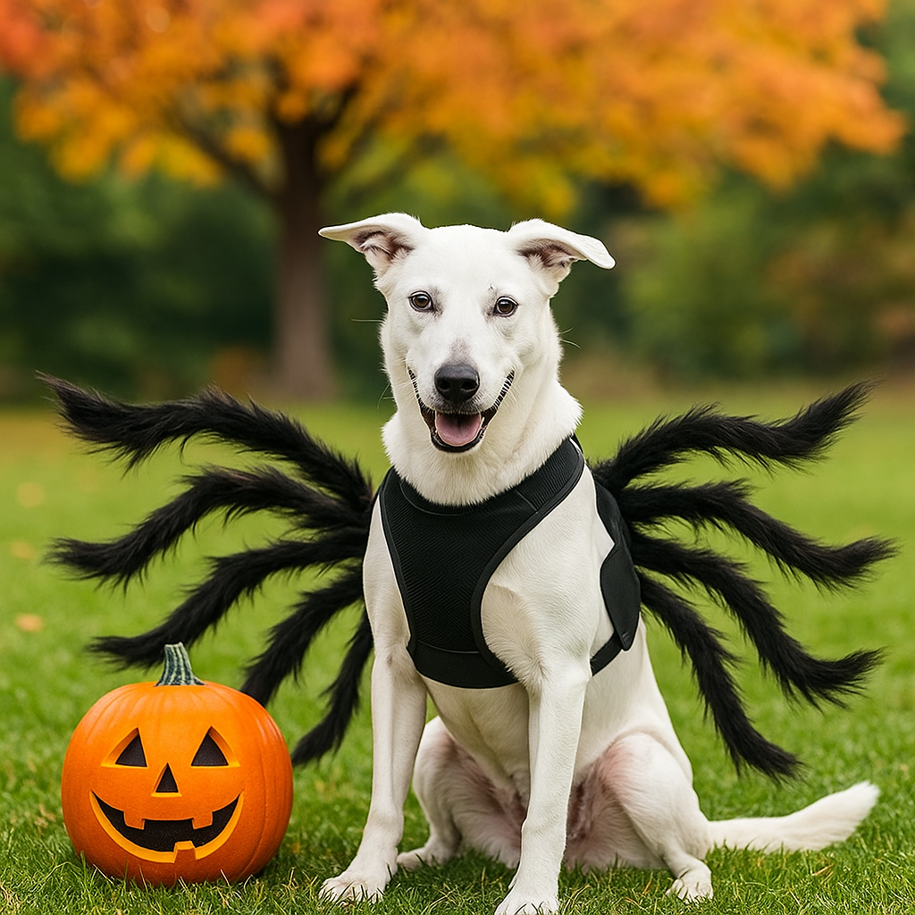 Disfraz de Halloween para Perro - Araña Espeluznante - Atuendo Divertido
