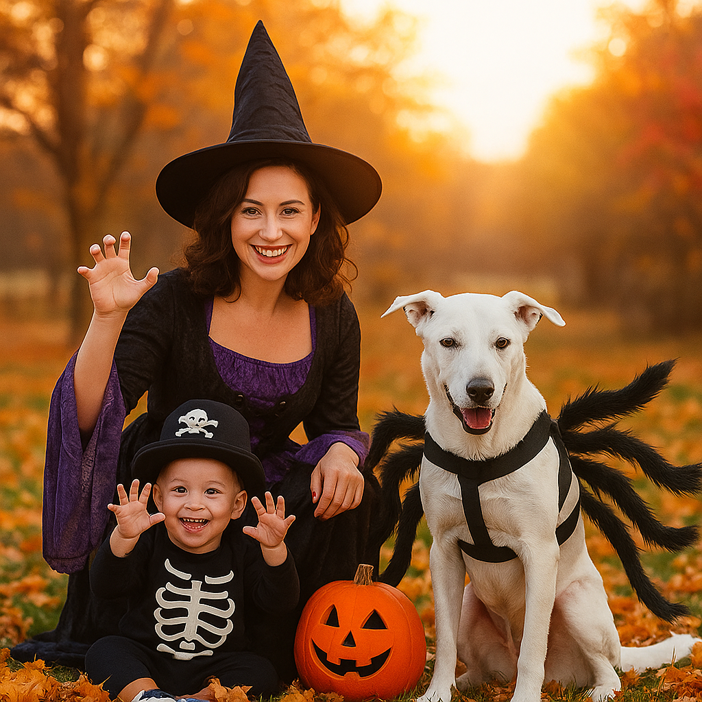 Disfraz de Halloween para Perro - Araña Espeluznante - Atuendo Divertido