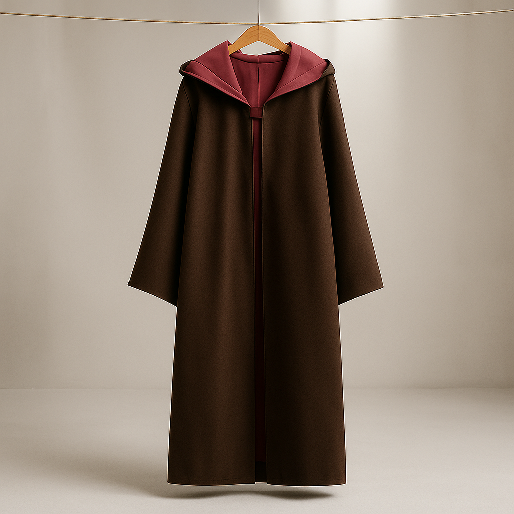 Disfraz de Mago Unisex - Capa con Capucha - Mangas Largas