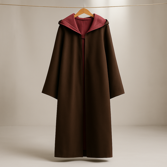 Disfraz de Mago Unisex - Capa con Capucha - Mangas Largas
