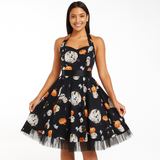 Robe Midi Halloween - Imprimé Dessin Animé - Style Unique Chic