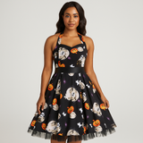 Robe Midi Halloween - Imprimé Dessin Animé - Style Unique Chic