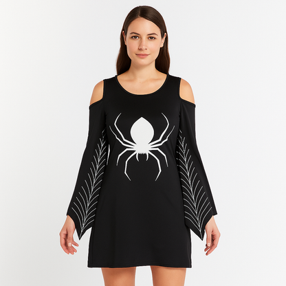 Ropa Mini Gótica Erica - Disfraz Halloween Audaz - Estilo Único