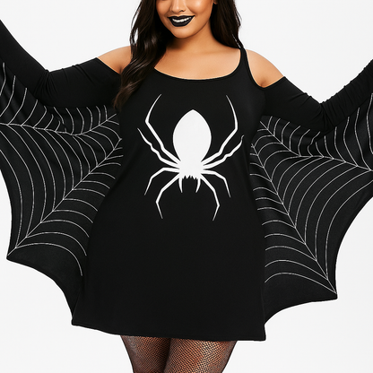 Ropa Mini Gótica Erica - Disfraz Halloween Audaz - Estilo Único