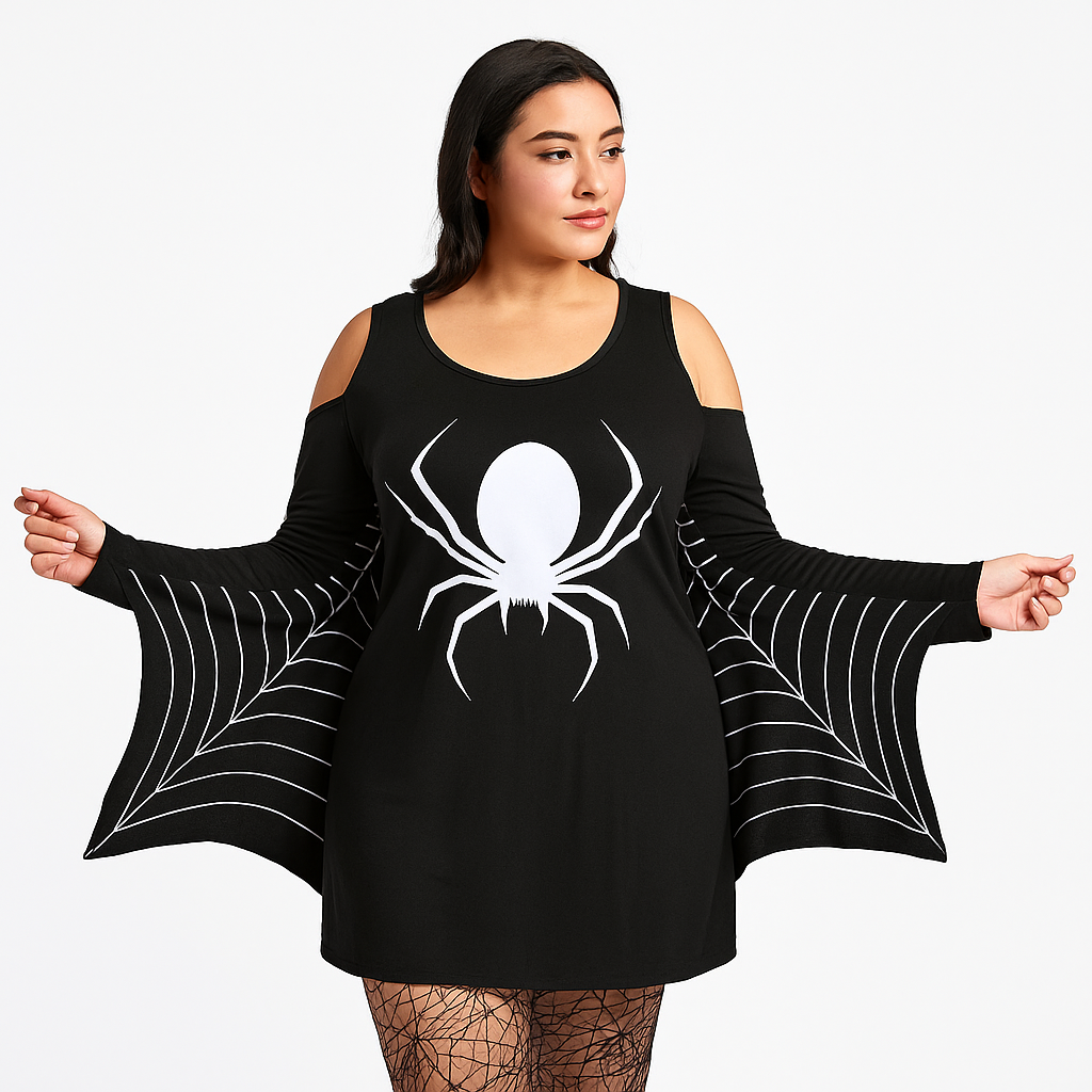 Ropa Mini Gótica Erica - Disfraz Halloween Audaz - Estilo Único