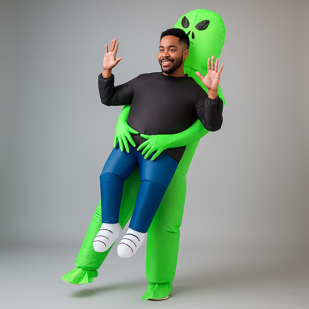 Disfraz de Halloween Elettra Inflable - Alienígena Divertido - Único
