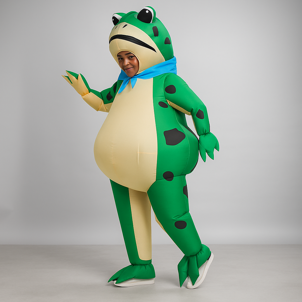 Disfraz de Rana Inflable - Halloween Divertido - Original y Cómodo