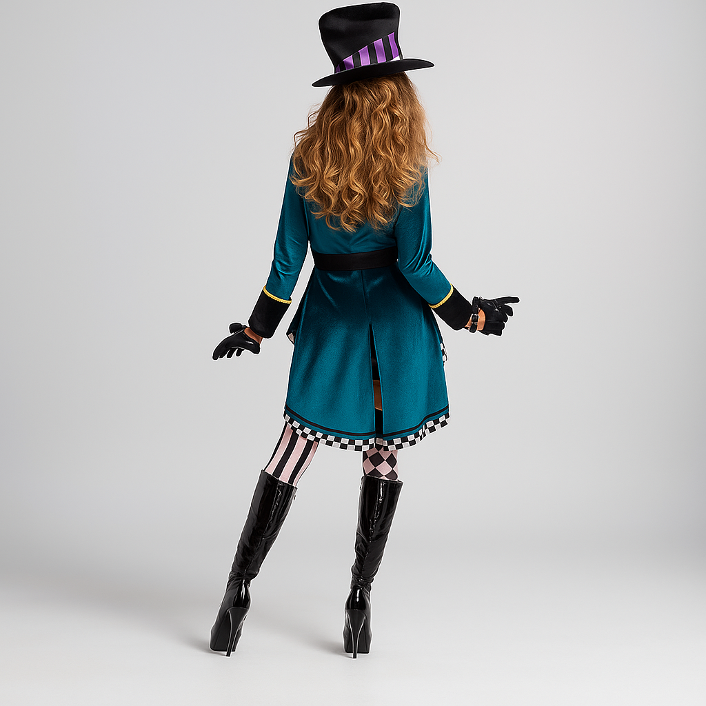 Donatella - Disfraz de bruja Halloween - Ligero y transpirable - Comodidad y estilo