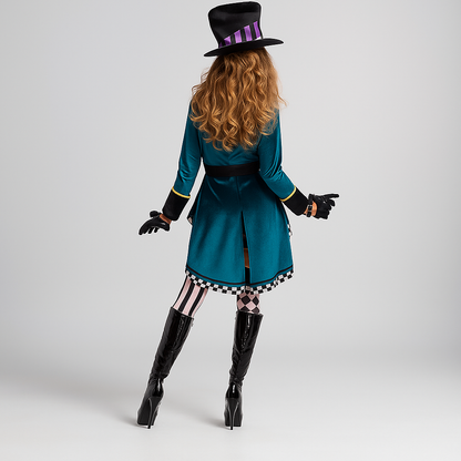 Donatella - Disfraz de bruja Halloween - Ligero y transpirable - Comodidad y estilo