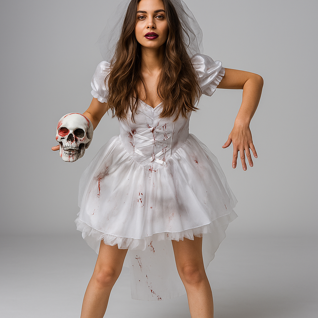 Disfraz de Halloween Bettina - Vampiro Sangriento - Único y Espeluznante