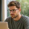 BlueGuard | Gafas de lectura multifocales | Ultraligeras y filtro de luz azul
