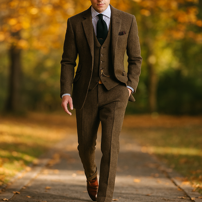 Traje Retro Vintage Hombre 3 Piezas