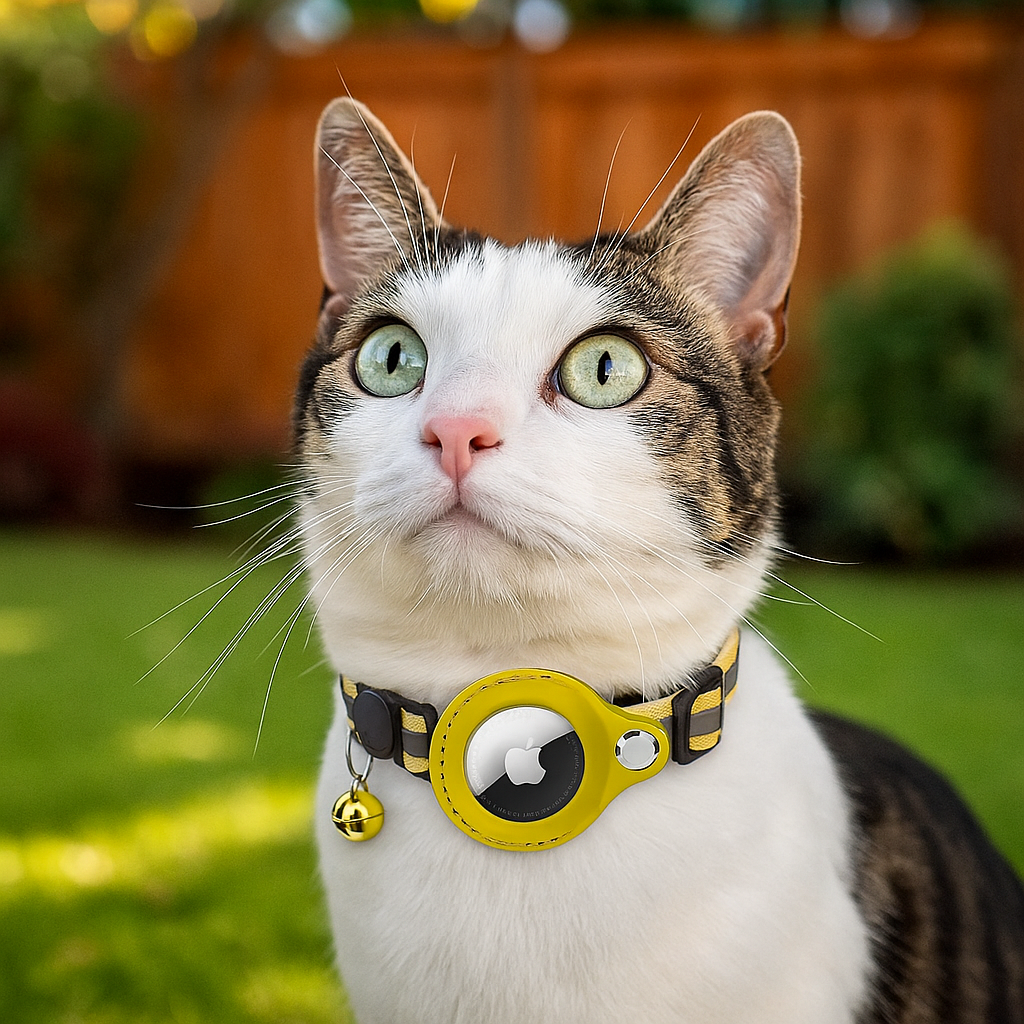 Collar GPS Reflectante con Cierre para Gatos