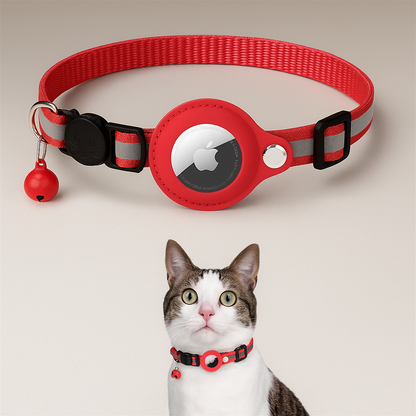Collar GPS Reflectante con Cierre para Gatos