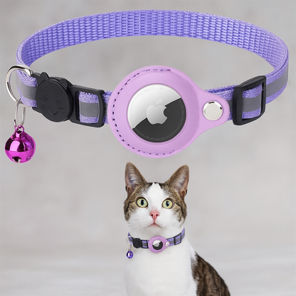 Collar GPS Reflectante con Cierre para Gatos