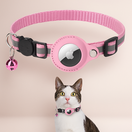 Collar GPS Reflectante con Cierre para Gatos