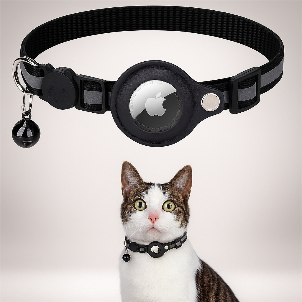 Collar GPS Reflectante con Cierre para Gatos