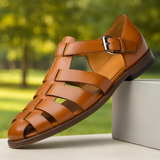 Hubert - Sandalias de piel hombre verano