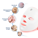 Máscara LED Facial 7 Colores Rejuvenecedora