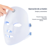 Máscara LED Facial 7 Colores Rejuvenecedora
