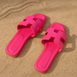 H Sandal | Sandalias de Cuero Vegano Modernas Diseño H