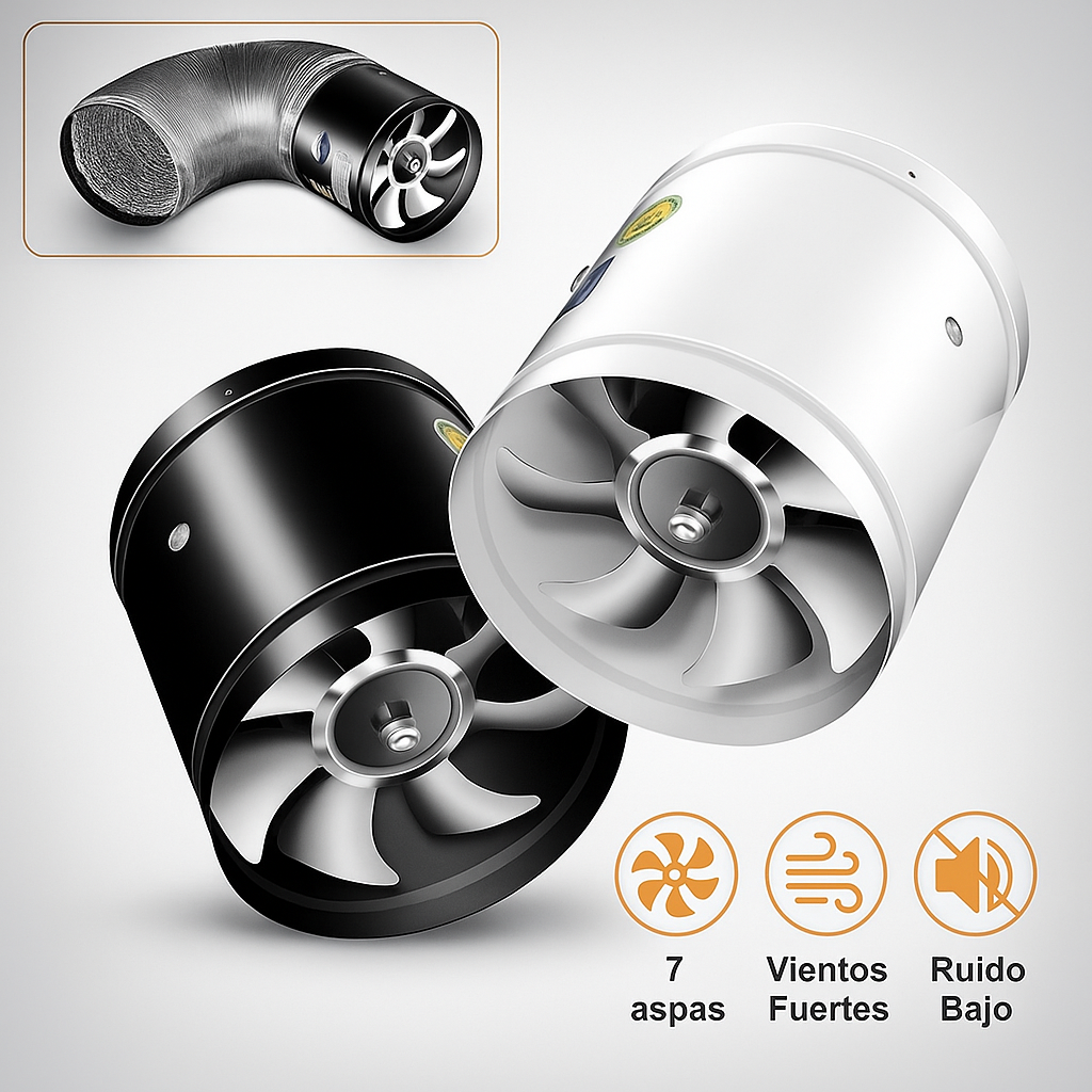 Ventilador Extractor Silencioso Potente WhisperFlow