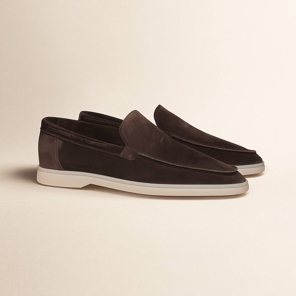 Lorenzo - Mocasines Clásicos de Ante Hombre