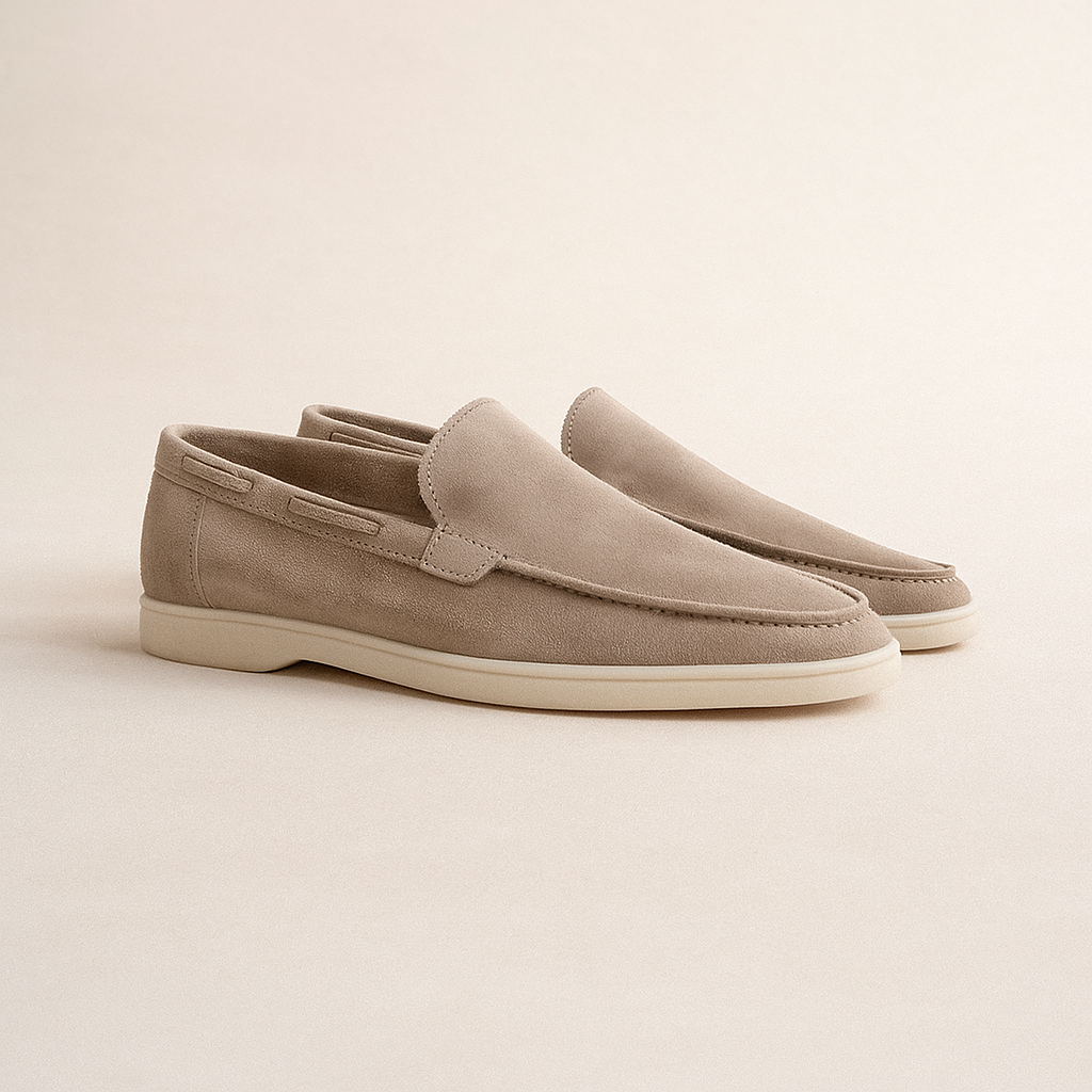 Lorenzo - Mocasines Clásicos de Ante Hombre