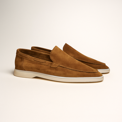 Lorenzo - Mocasines Clásicos de Ante Hombre