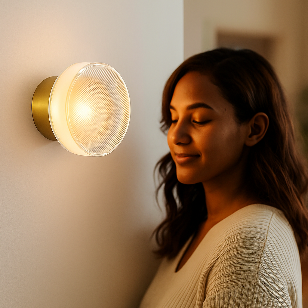 Lámpara LED de Pared Circular Moderna