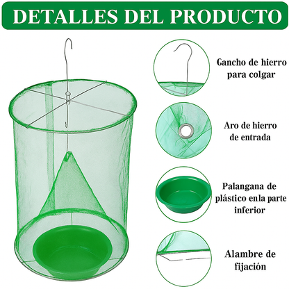 Trampa para Moscas Reutilizable Ecológica Stable
