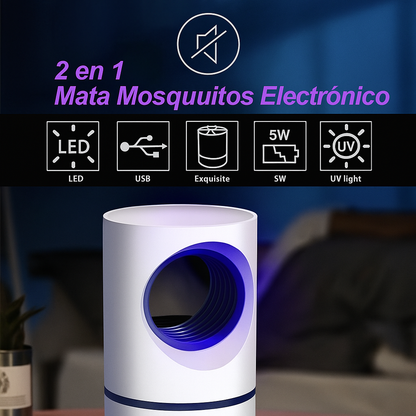 Trampa Antimosquitos USB Silenciosa y No Tóxica